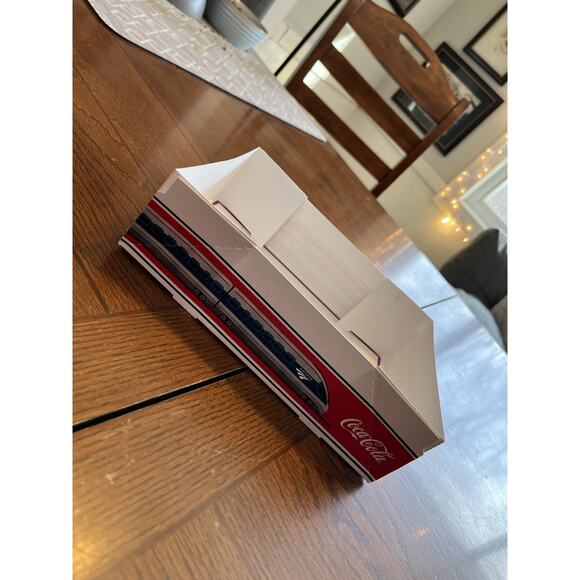 Amtrak Train Coke Coca-Cola Lunch Snack Dinner Tray Box Carrier Railway Railroad - Picture 9 of 9